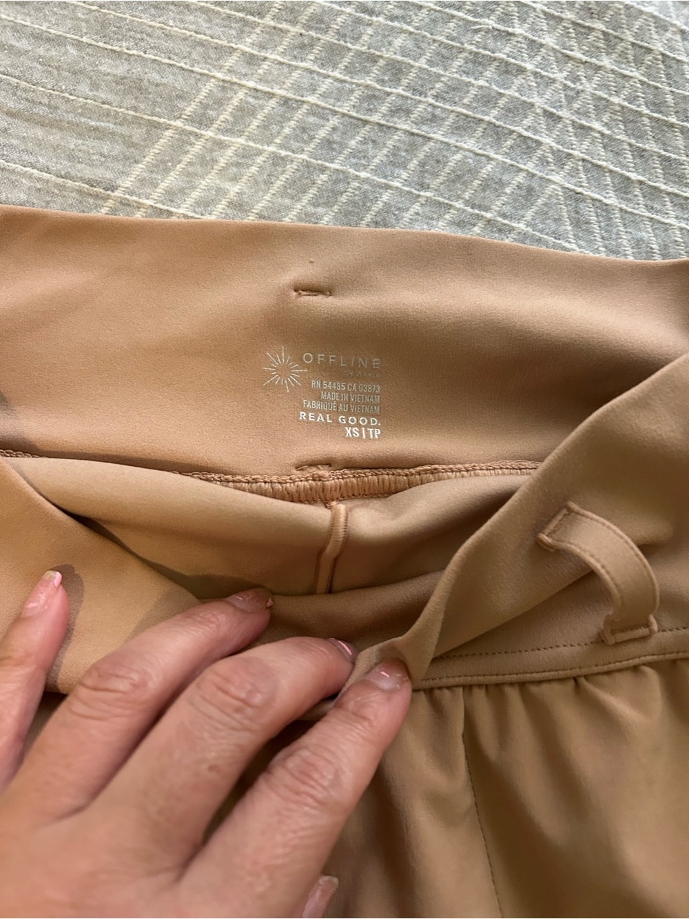 Aerie offline belted pleated skirt
